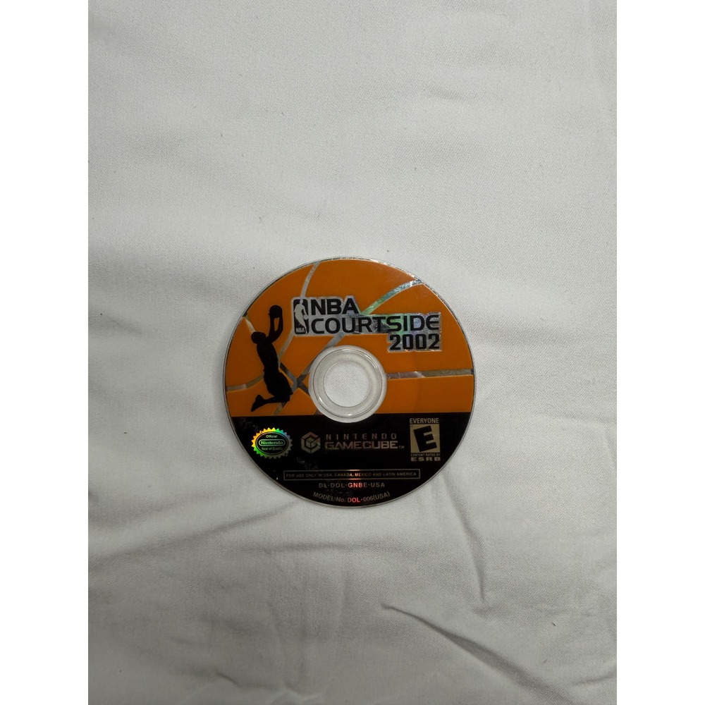 NBA Courtside 2002 Nintendo GameCube GC Video Game Disc Only DOL-006 USA